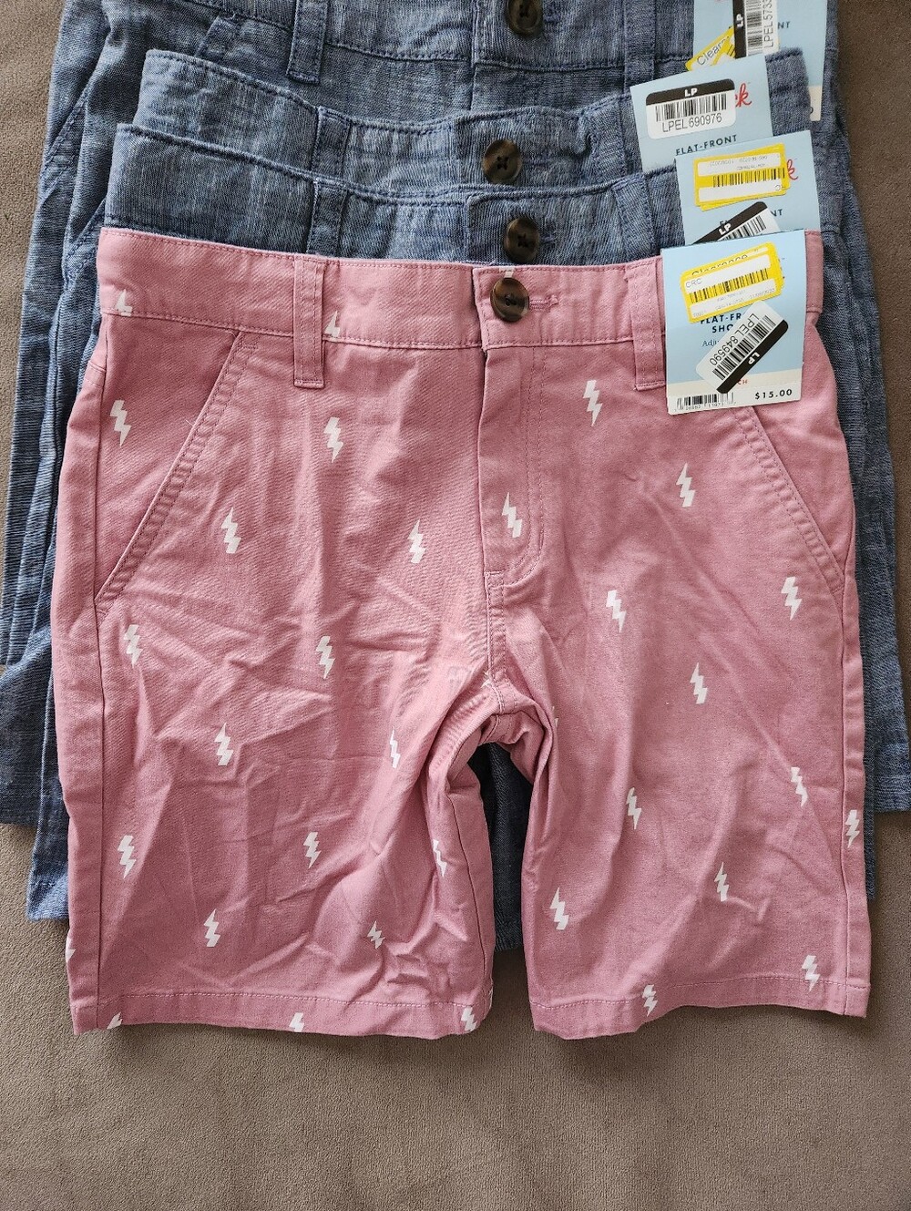 ✨️💕NWT Cat and Jack 5 Pack Shorts Size 7 Blue - Picture 2 of 5